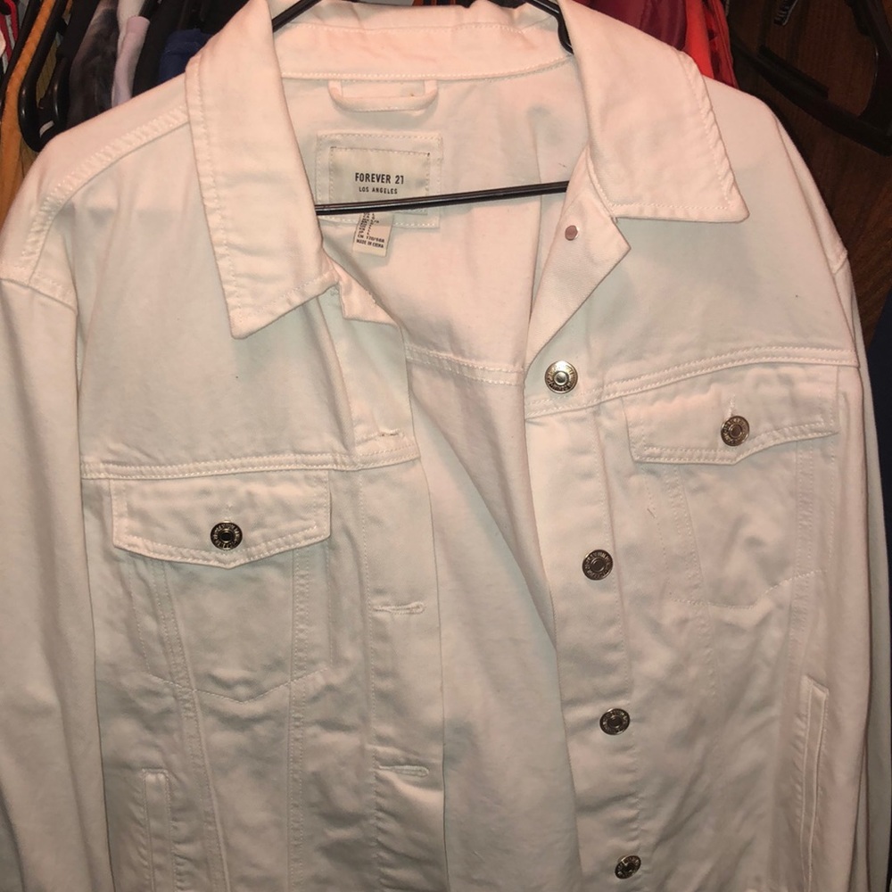 White Jean Jacket
